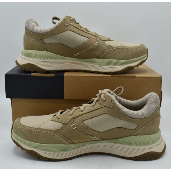 Teva Womens Size 8.5 Terrawave Brown Green Leather Lace Up Sneakers Shoes - Picture 9 of 11